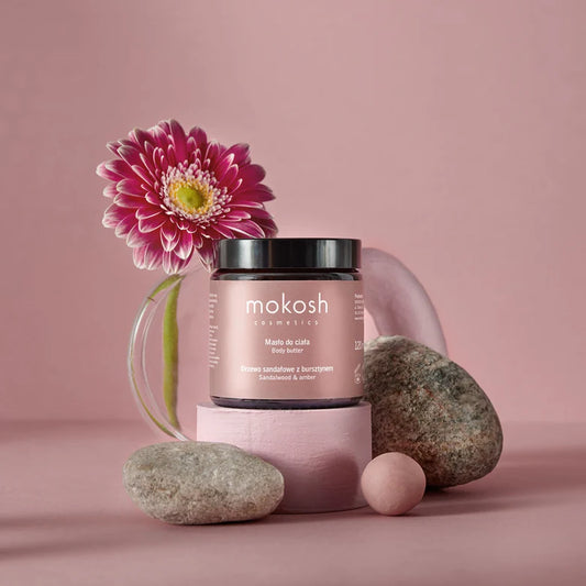 MOKOSH Regenerierende Körperbutter „Sandalwood & Amber“, 120 ml