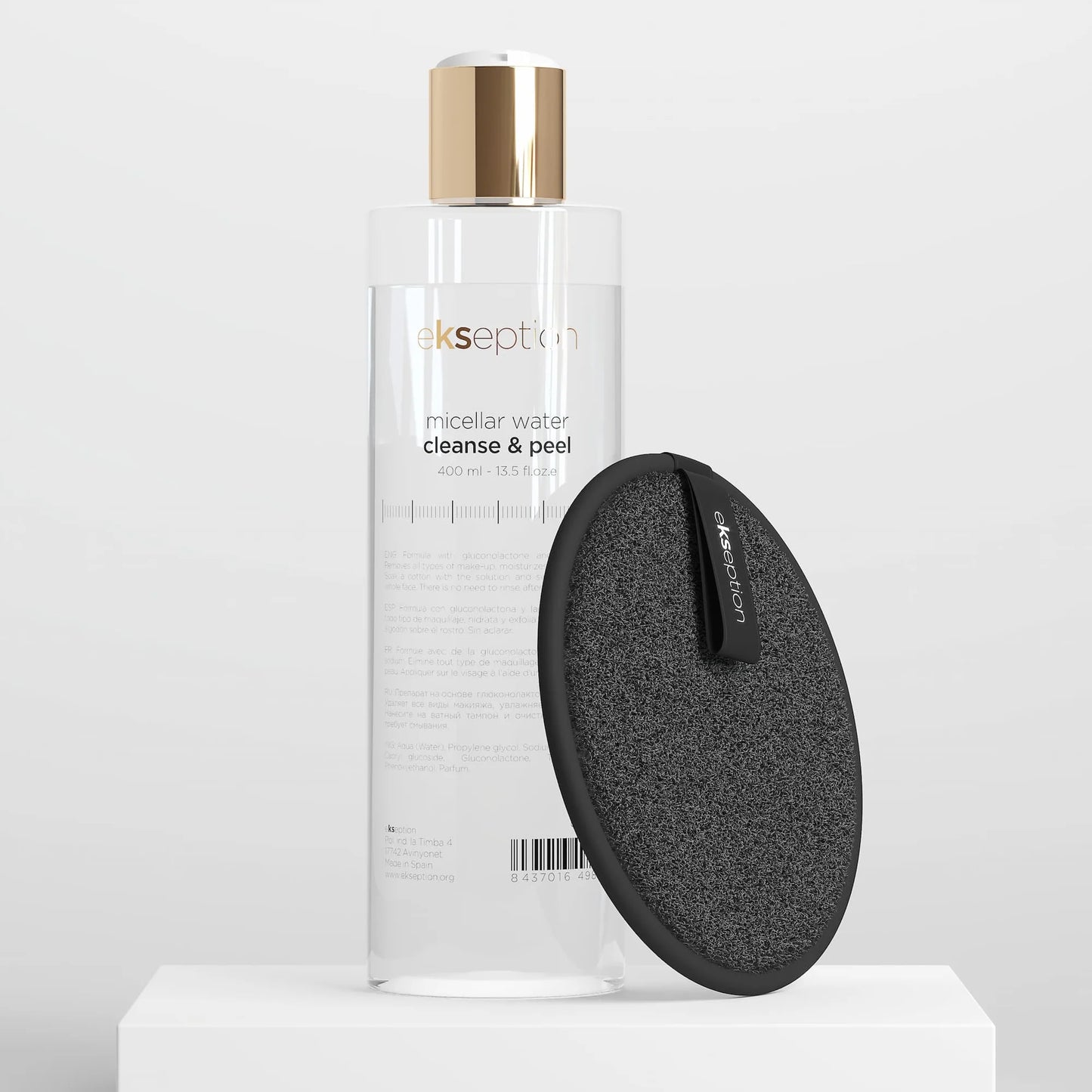 Micellar water cleanse & peel