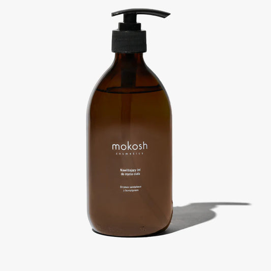 MOKOSH Feuchtigkeitsspendendes Duschgel „Sandalwood & Amber“, 500 ml