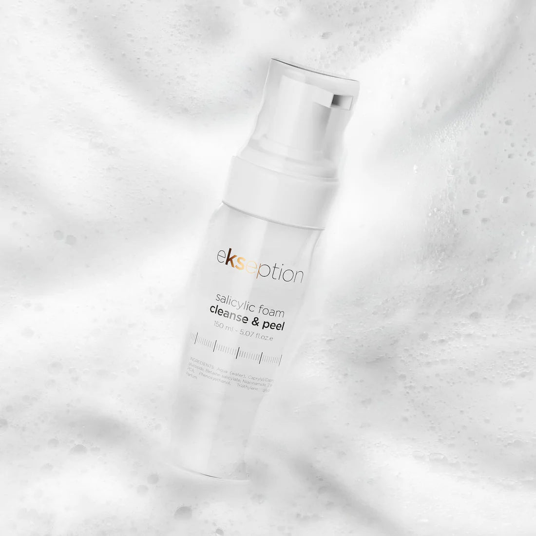 Salicylic Foam Cleanse & peel, Ekseption
