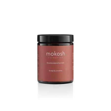 MOKOSH Selbstbräunungs-Lotion für Körper & Gesicht „Orange & Cinnamon“, 180 ml